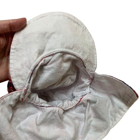 The Original Flap Happy Boy's L Large / 12 -24 Months Baseball Cap Flannel Plaid - Picture 6 of 6